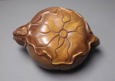 手串木器杂件｜拍卖专场 老黄杨木茶壶摆件｜尺寸详见图七