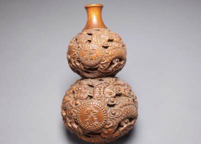 手串木器杂件｜拍卖专场 老黄杨木葫芦配饰｜尺寸详见图七