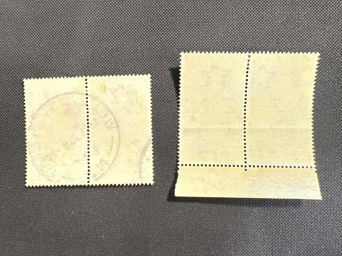 【第76期】莲池国际邮品 限时拍 含秒杀 【新西兰】1950 伊丽莎白公主（前英国女王）和安妮 双联套票 新旧混
