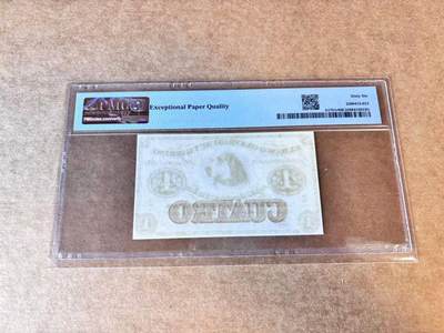 【Blue Auction】世界纸币精拍第667期【精】——16级TOP拍卖/信誉/品质/专业/高效💫 阿根廷  1869年4玻利维亚诺 狗钞 PMG66EPQ 