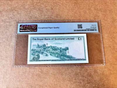 【Blue Auction】世界纸币精拍第667期【精】——16级TOP拍卖/信誉/品质/专业/高效💫 苏格兰 1972-81年1镑 PMG66EPQ 