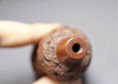 手串木器杂件｜拍卖专场 老黄杨木葫芦配饰｜尺寸详见图七