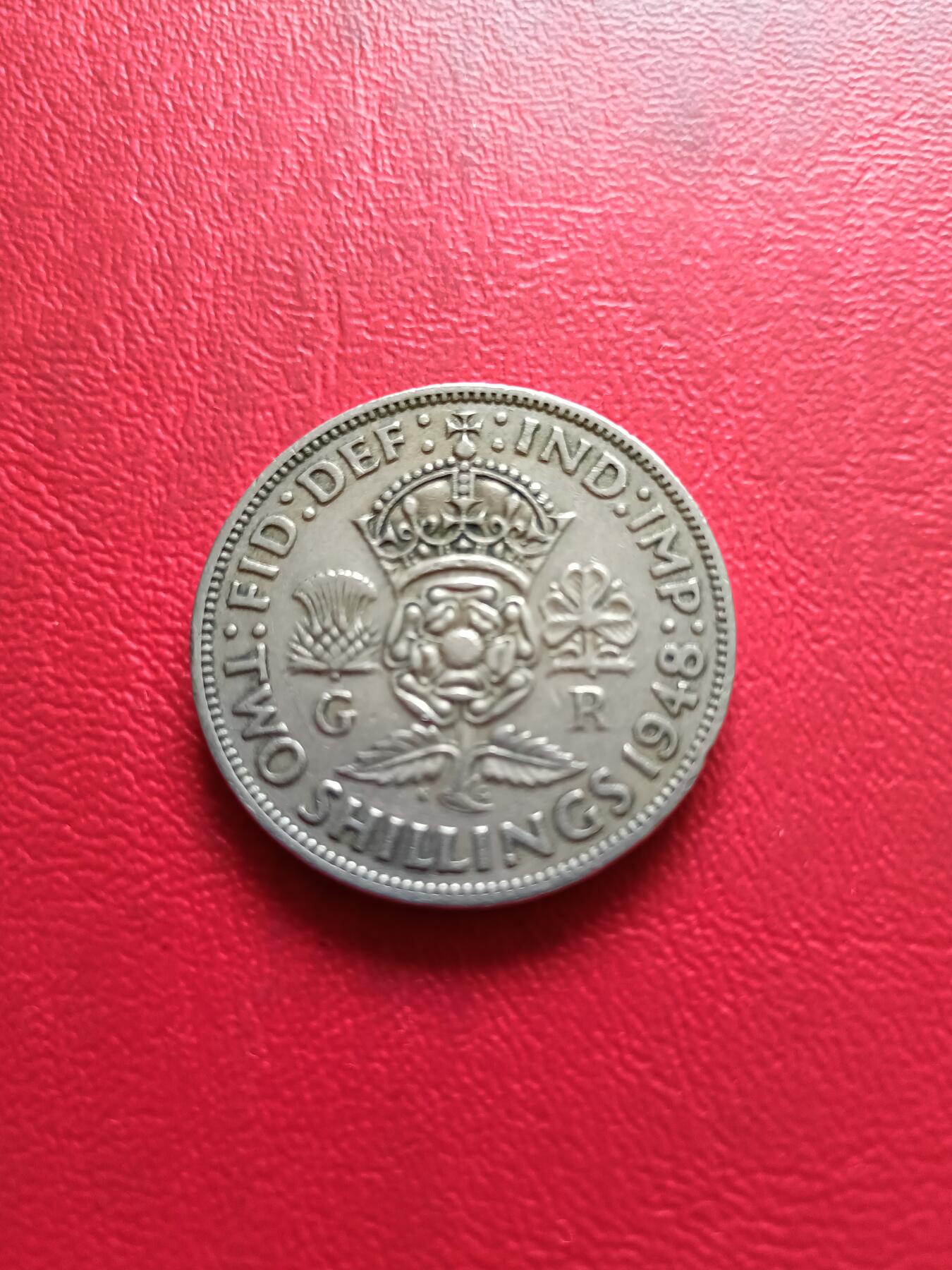 【云涧收藏】第二十八场 英国1948年乔六2先令