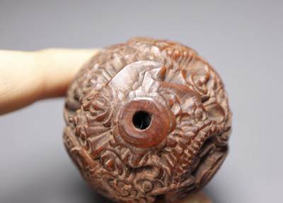 手串木器杂件｜拍卖专场 老黄杨木葫芦配饰｜尺寸详见图七