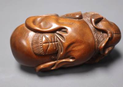 手串木器杂件｜拍卖专场 老黄杨钟馗物摆件｜尺寸详见图七