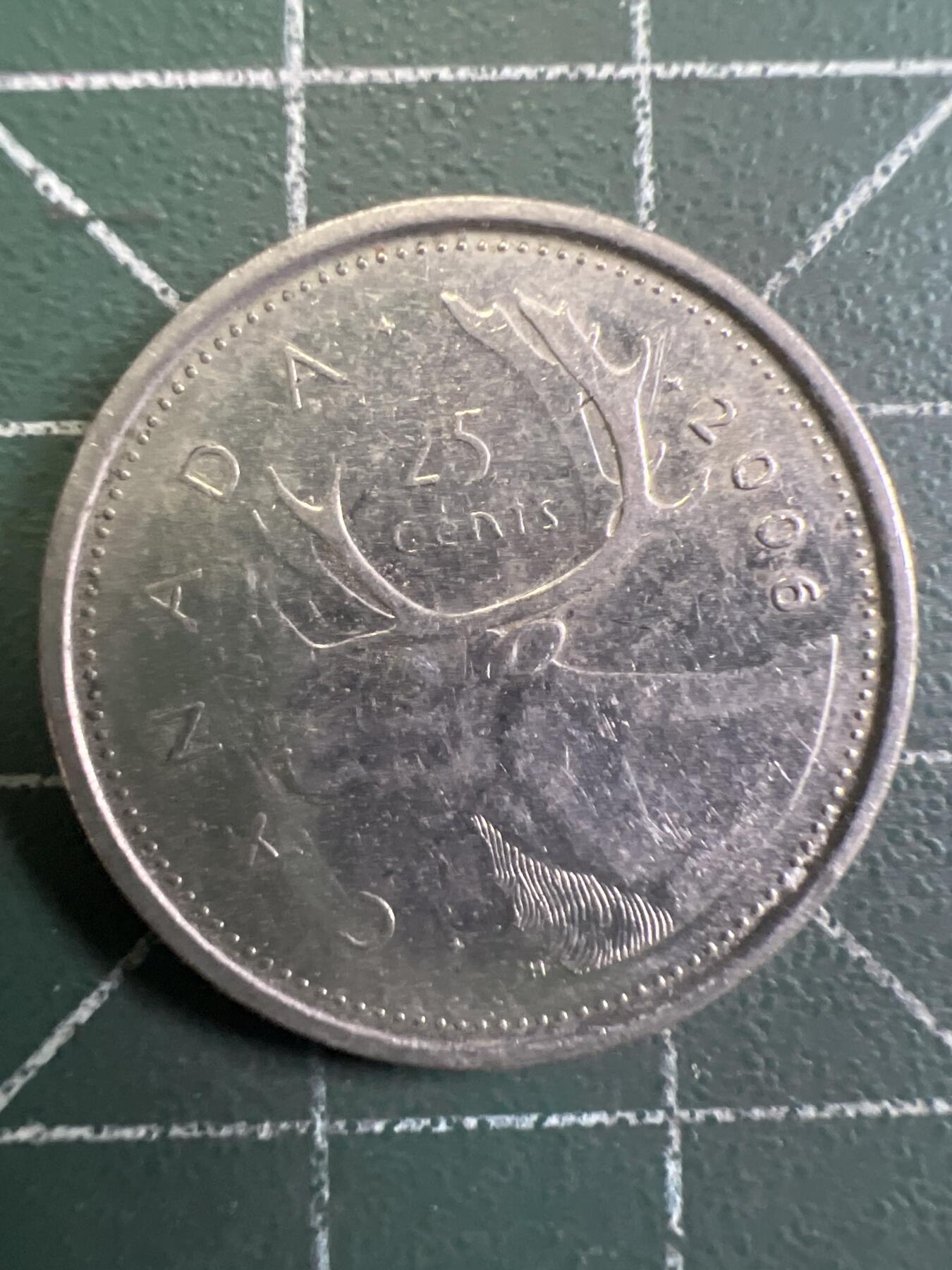 第904期  硬币专场 （无押金，捡漏，全场50包邮，偏远地区除外，接收代拍业务，本店十天发一次货） 加拿大25分