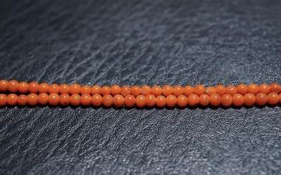 玉石翡翠玛瑙｜拍卖专场 老库存南红玛瑙珠串｜尺寸直径0.26cm