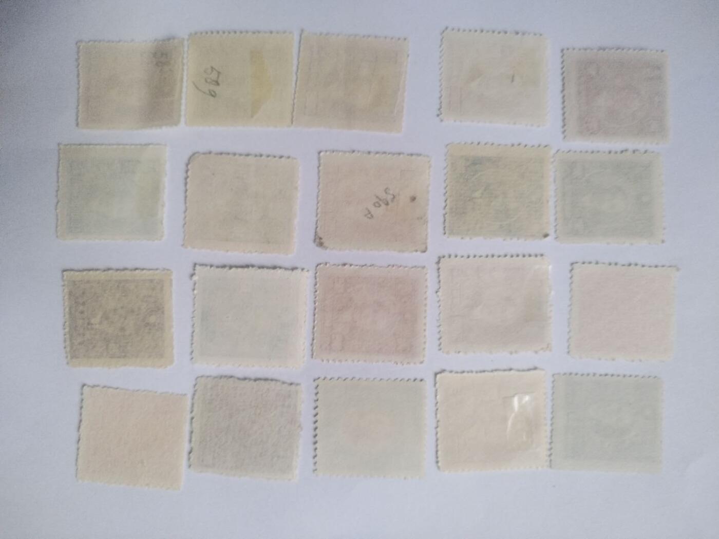 邮票 孙中山像邮票。20张不同。