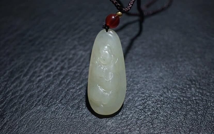 玉石翡翠玛瑙｜拍卖专场 苏工老和田玉弥勒挂件｜尺寸详见图七