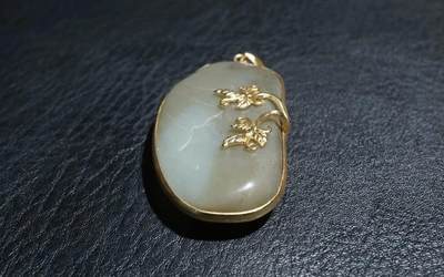 玉石翡翠玛瑙｜拍卖专场 苏工老和田玉花鸟挂件｜尺寸详见图九