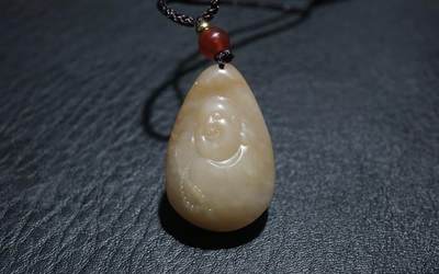 玉石翡翠玛瑙｜拍卖专场 苏工老和田玉弥勒挂件｜尺寸详见图七