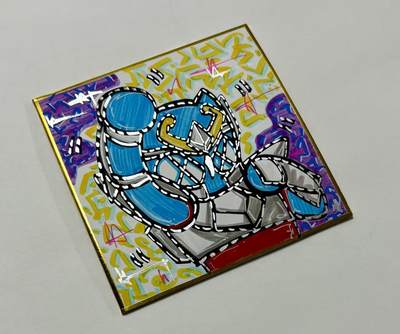 零元拍：歪歪亲笔签名原画色卡，尺寸：12/12厘米，不是复制画哦 - 零元拍：歪歪亲笔签名原画色卡，尺寸：12/12厘米，不是复制画哦