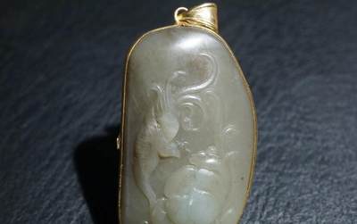 玉石翡翠玛瑙｜拍卖专场 苏工老和田玉花鸟挂件｜尺寸详见图九