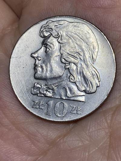 2025年第五十场(总第七十六场）外国好品散币(免佣金) - 波兰🇵🇱1971年10兹罗提(第二版，小尺寸版，MW标华沙造)