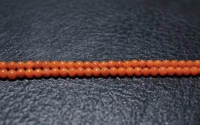 玉石翡翠玛瑙｜拍卖专场 老库存南红玛瑙珠串｜尺寸直径0.26cm