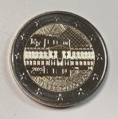 S&S Numismatic世界钱币-拍卖 第111期  - 法国2025年 巴黎卢浮宫博物馆 2欧元双色纪念币