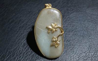 玉石翡翠玛瑙｜拍卖专场 苏工老和田玉花鸟挂件｜尺寸详见图九