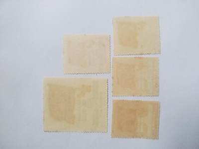 邮票专场 1950年 中华人民共和国开国一周年纪念邮票一套。