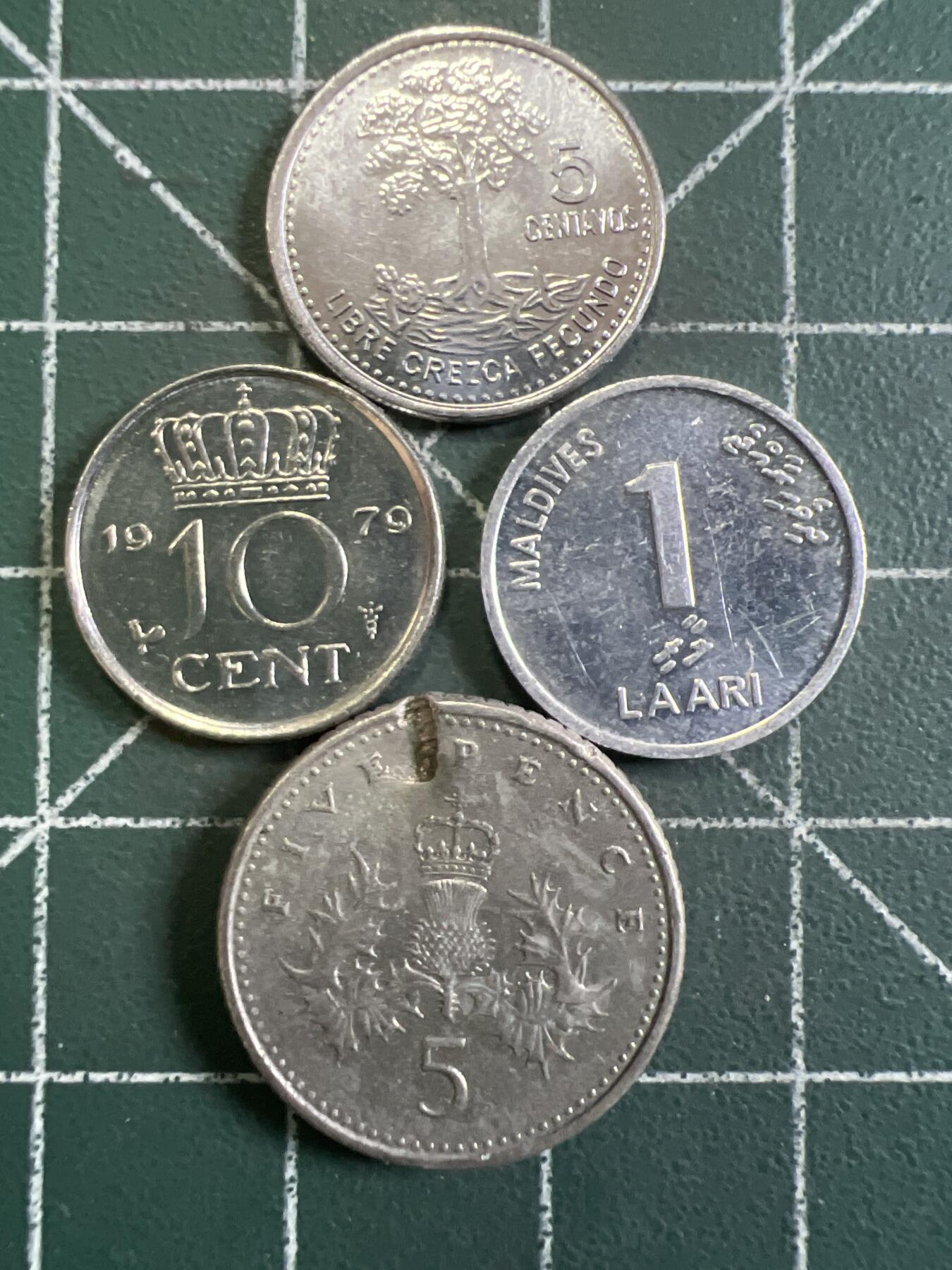 第904期  硬币专场 （无押金，捡漏，全场50包邮，偏远地区除外，接收代拍业务，本店十天发一次货） 硬币  4枚