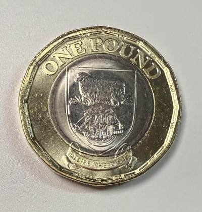 S&S Numismatic世界钱币-拍卖 第117期  - 福克兰群岛2023年 查尔斯三世头像 1英镑双色币