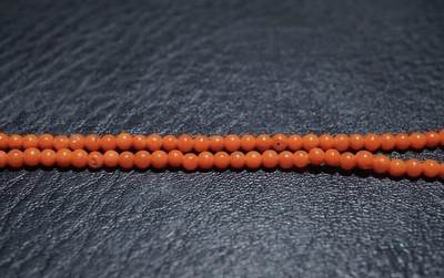 玉石翡翠玛瑙｜拍卖专场 老库存南红玛瑙珠串｜尺寸直径0.26cm