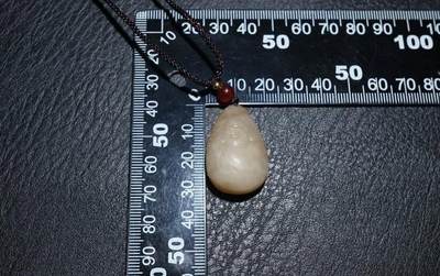 玉石翡翠玛瑙｜拍卖专场 苏工老和田玉弥勒挂件｜尺寸详见图七