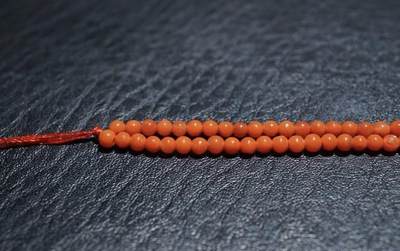 玉石翡翠玛瑙｜拍卖专场 老库存南红玛瑙珠串｜尺寸直径0.26cm
