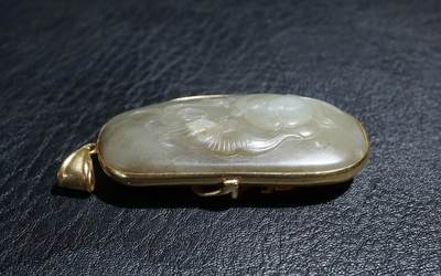 玉石翡翠玛瑙｜拍卖专场 苏工老和田玉花鸟挂件｜尺寸详见图九