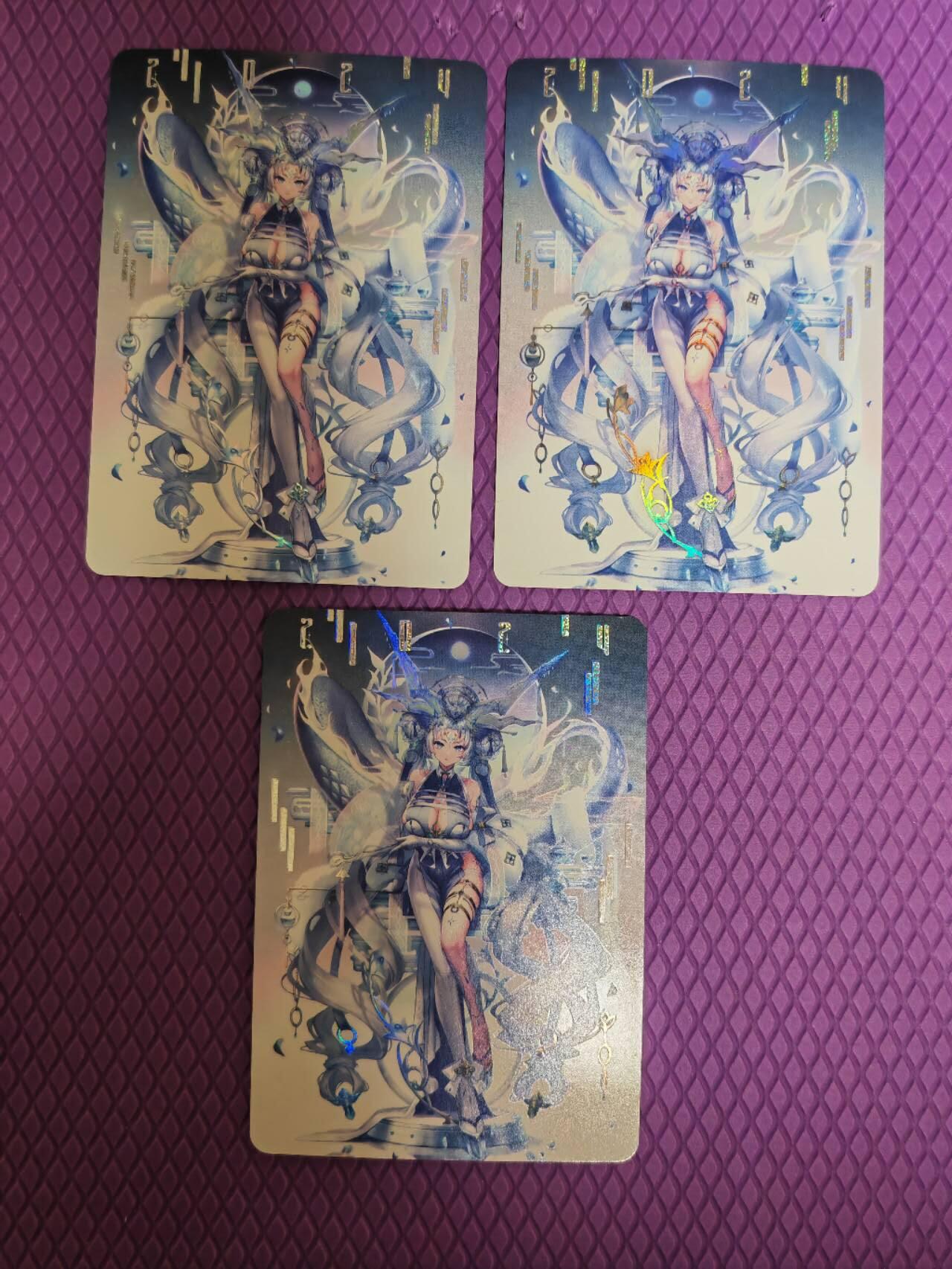 阳大大卡牌超级大甩拍第54期（周五晚上九点截拍，持续收拍品，进群福利早知道） 茉莉卡牌-龙年龙女-3宫-纱布闪