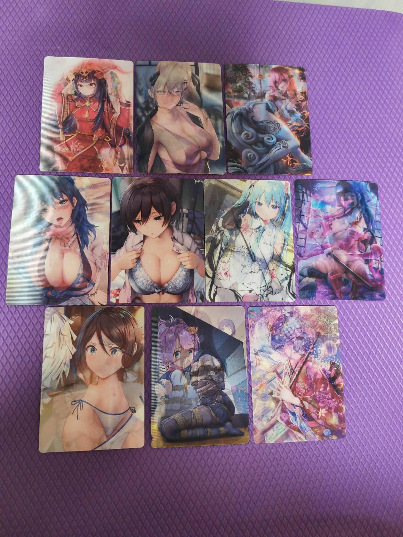 阳大大卡牌超级大甩拍第54期（周五晚上九点截拍，持续收拍品，进群福利早知道） ACG美女-光栅卡-10张