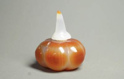 玉石翡翠玛瑙｜拍卖专场 老玛瑙鼻烟瓶配饰｜尺寸详见图九