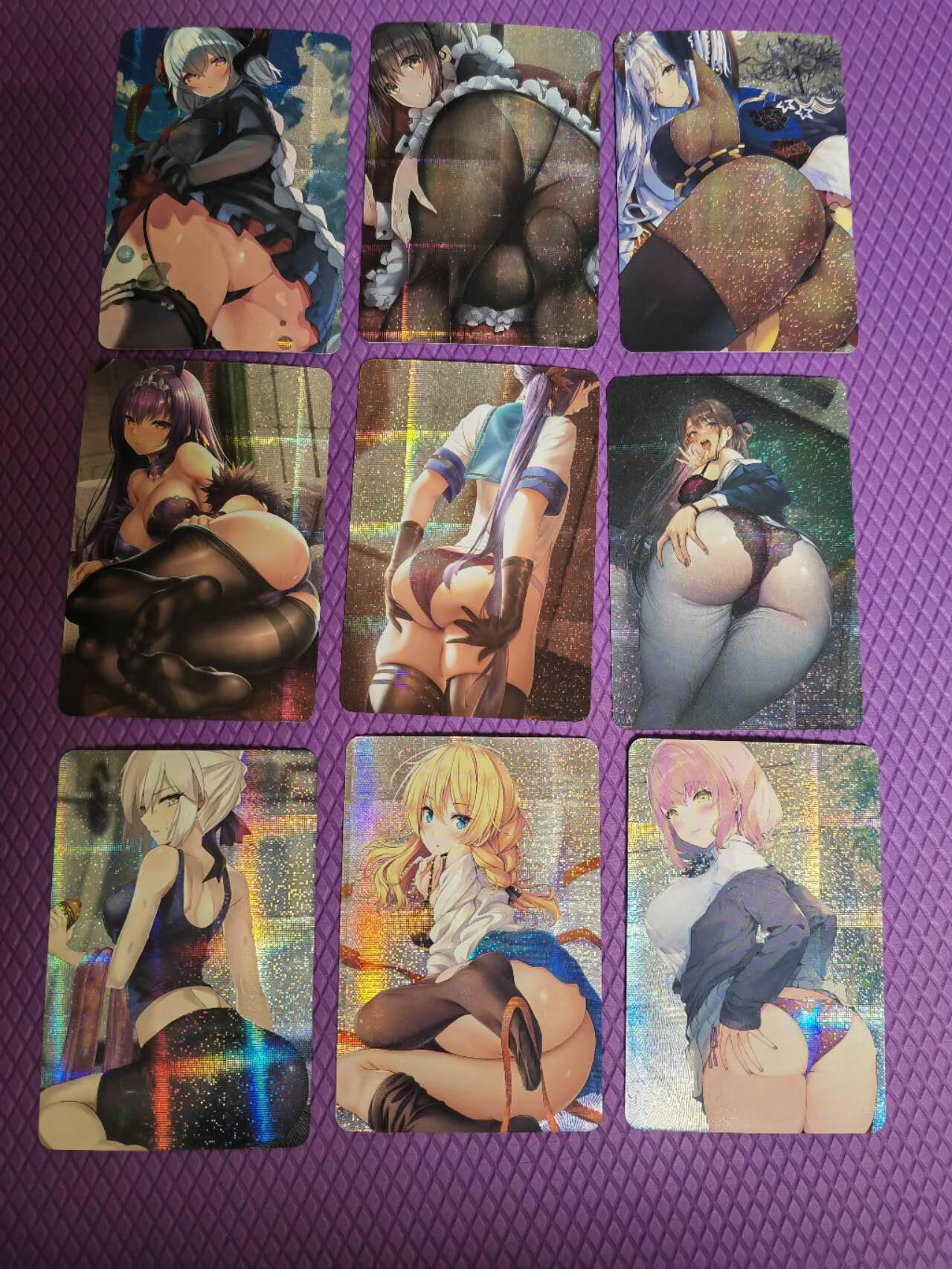 阳大大卡牌超级大甩拍第54期（周五晚上九点截拍，持续收拍品，进群福利早知道） ACG美女-小圆点闪-1套9张