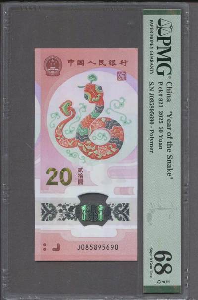2025蛇钞纪念钞 - 金马王