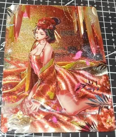 趣卡卡拍No.13期（无佣金免手续费，分享成交有奖） - 【粗闪特卡】燎原卡牌-玲姐解语花十二花神-丽娟-折光