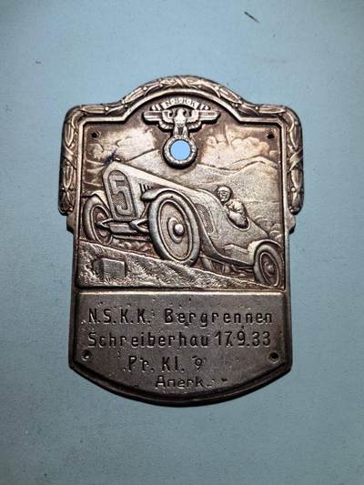 盛世勋华——号角文化勋章邮票专场拍卖第288期 - 德国（1939）NS运输团（NSKK）1933年山地赛纪念章 极为少见