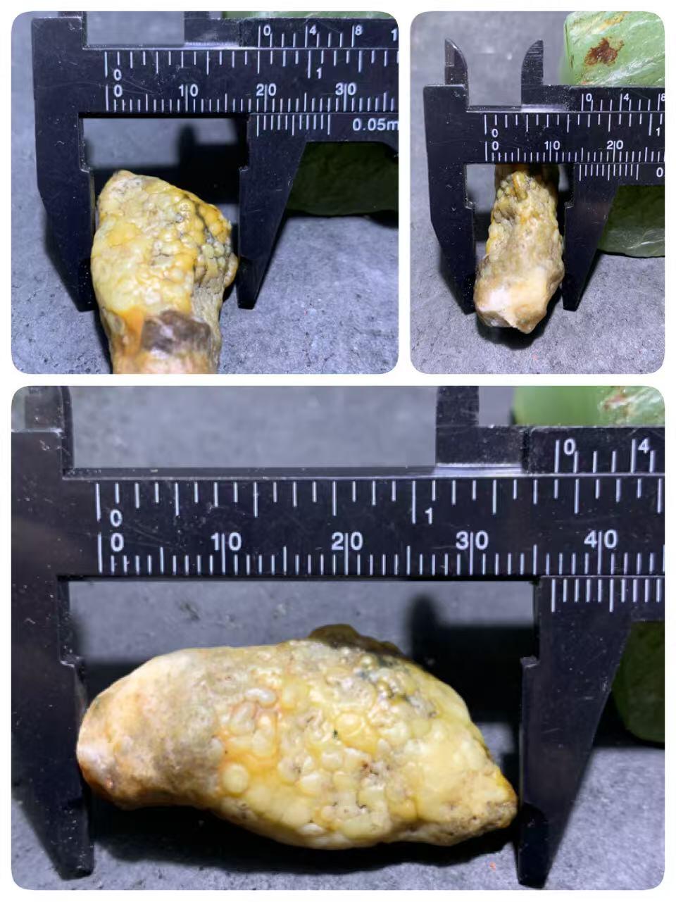 精美阿拉善高玉化极细鱼籽筋脉石原石一颗，