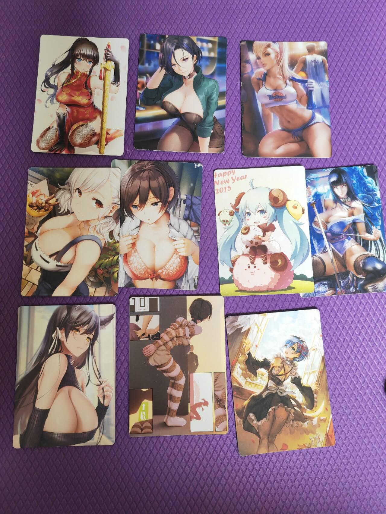 阳大大卡牌超级大甩拍第54期（周五晚上九点截拍，持续收拍品，进群福利早知道） ACG美女-光栅卡-10张