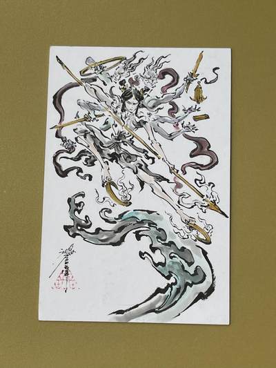 沈鑫原稿拍卖 - 哪吒