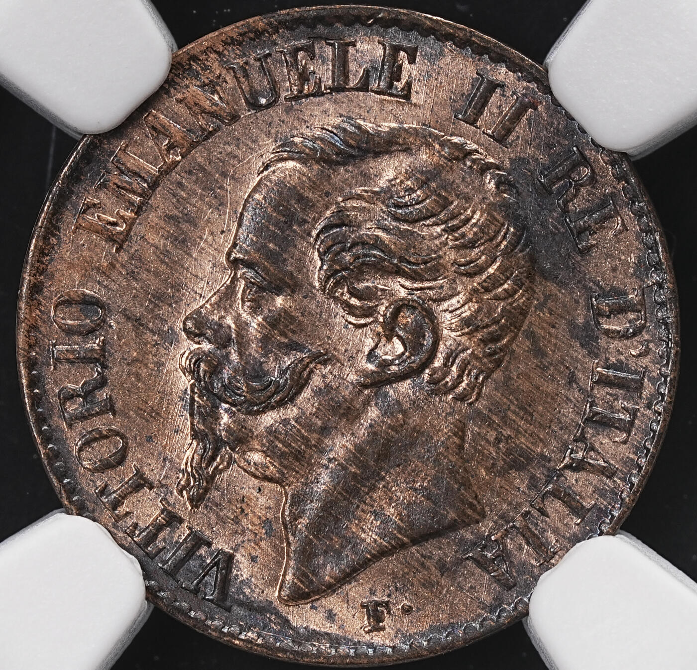 修遠堂世界钱币第七十一期 NGC MS63RB 1861年意大利1分铜币
