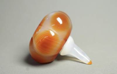 玉石翡翠玛瑙｜拍卖专场 老玛瑙鼻烟瓶配饰｜尺寸详见图九