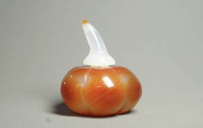 玉石翡翠玛瑙｜拍卖专场 老玛瑙鼻烟瓶配饰｜尺寸详见图九