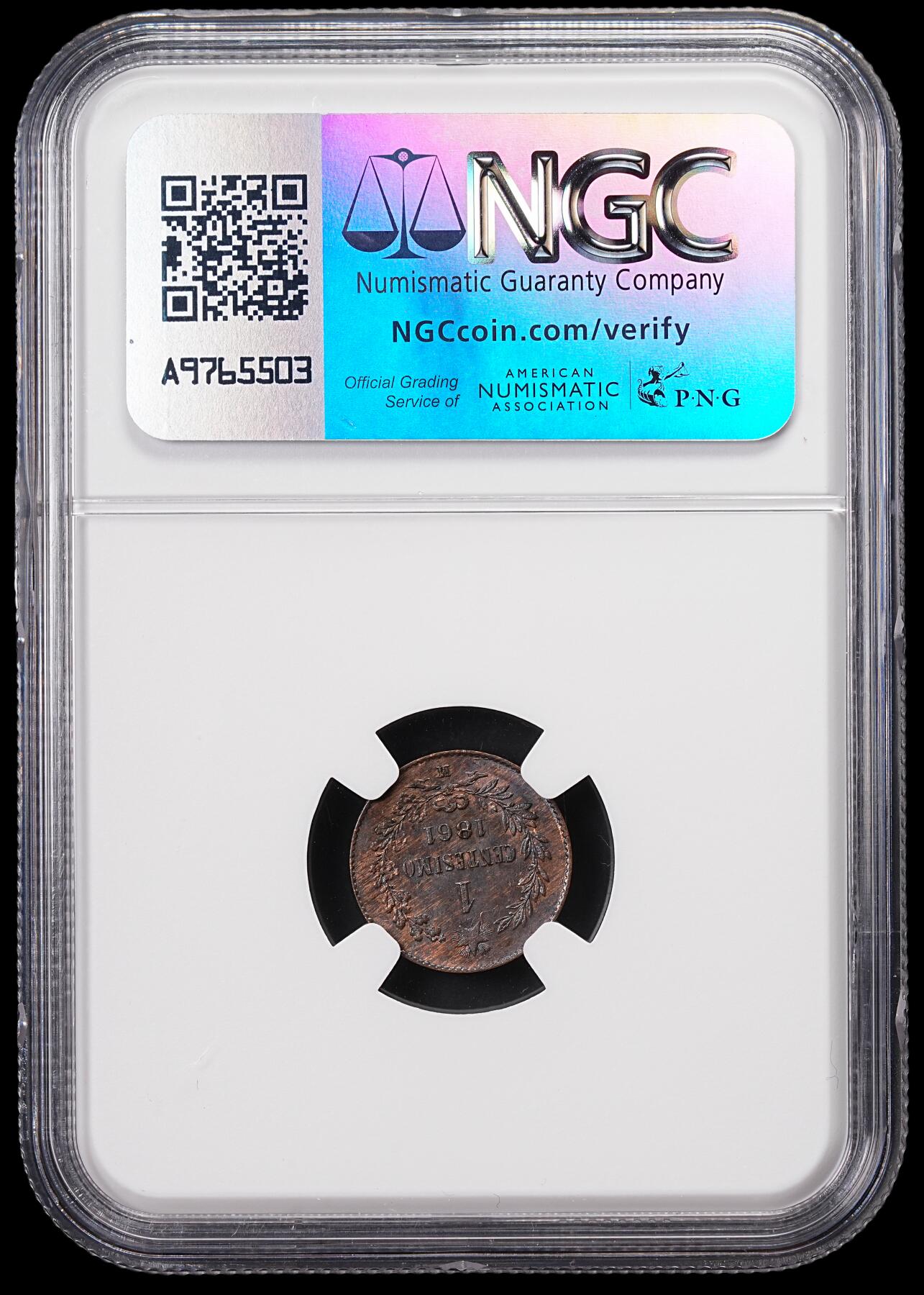 修遠堂世界钱币第七十一期 NGC MS63RB 1861年意大利1分铜币