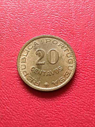 【云涧收藏】第二十九场 - 葡属莫桑比克1961年20分，UNC