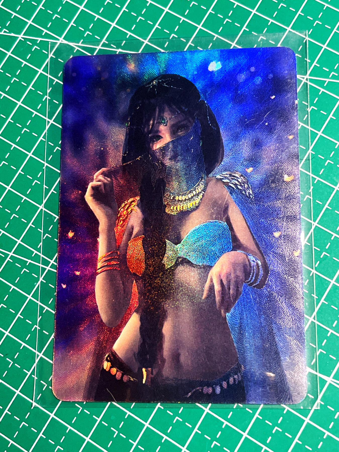 显眼宝16期 全部个人私藏卡～ 鬼刀风铃-面纱   喜欢的风铃不要错过 折光彩闪小卡尺寸