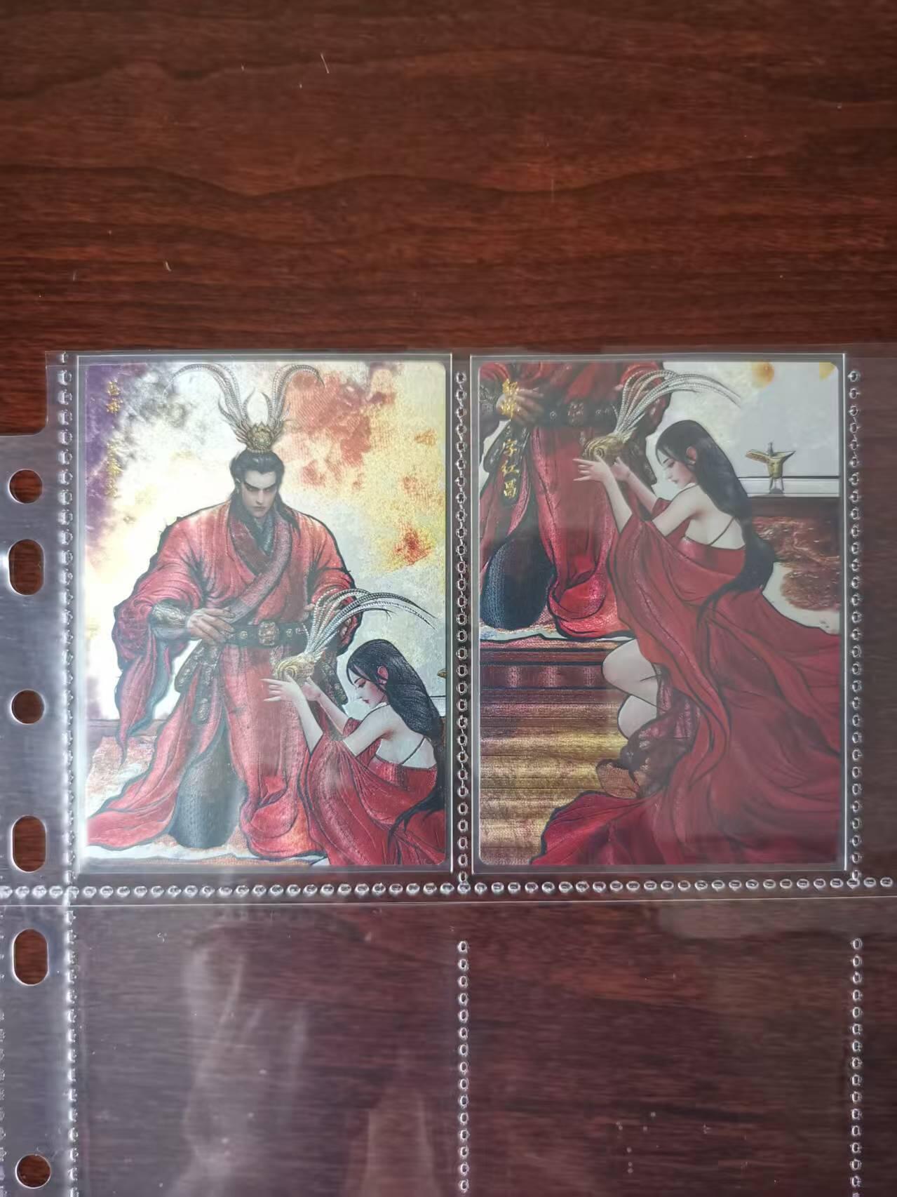 天玑星卡拍第九十期《万川归海》周一截拍持续收拍收评中 满赠三娘需备注 卡德曼 张建东三国 吕布（编号05/60）+貂蝉（编号18/60） 粗闪 