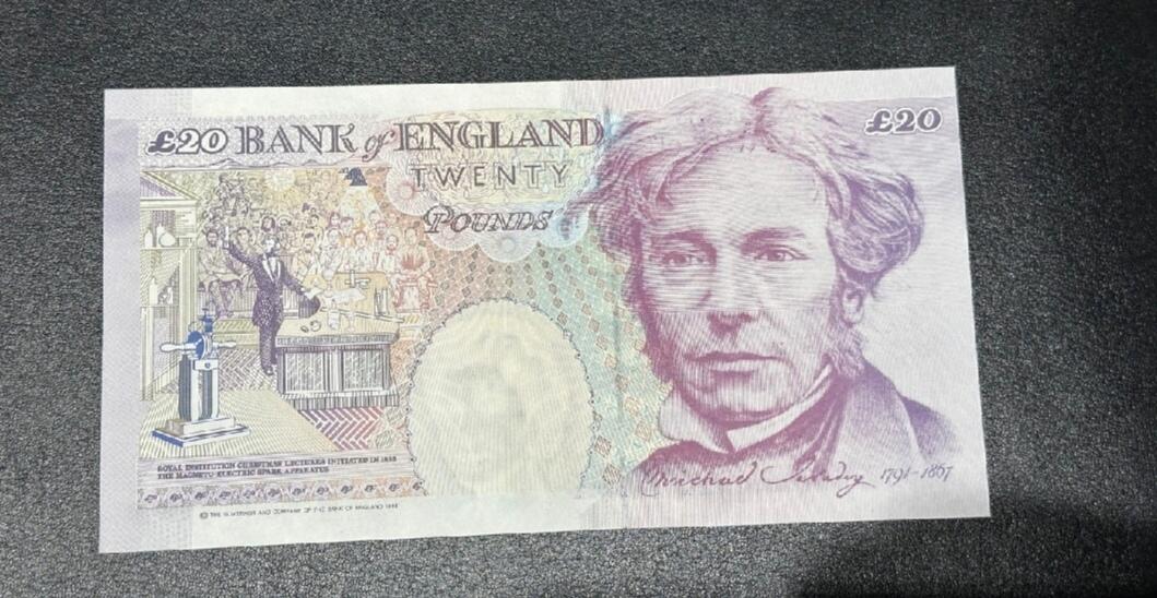 老版英国纸币 E序  1993年 20￡ 全新UNC