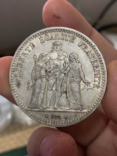 法国大力神 1873年法国大力神银币