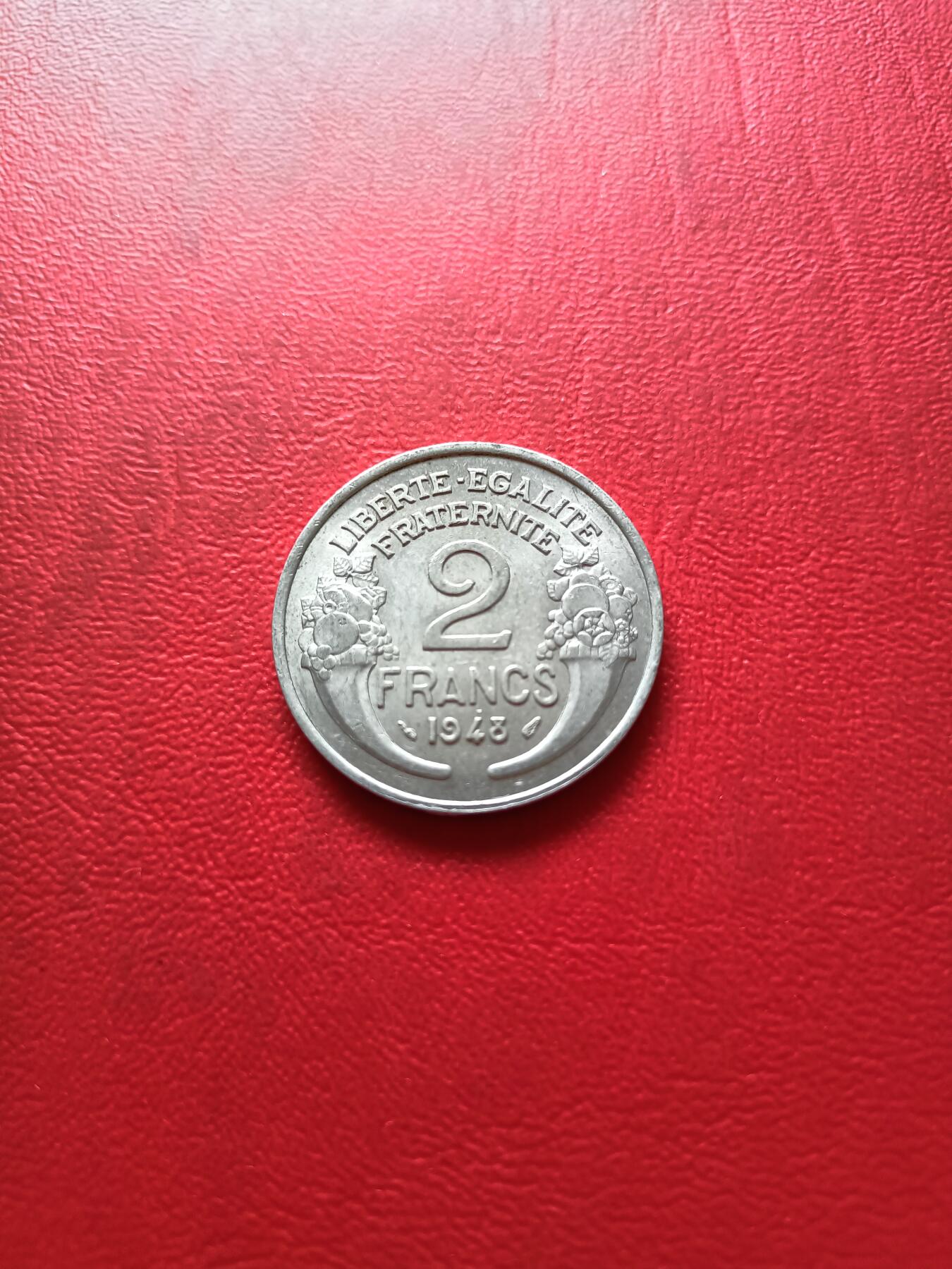 【云涧收藏】第二十九场 法国1948年2法朗，好品