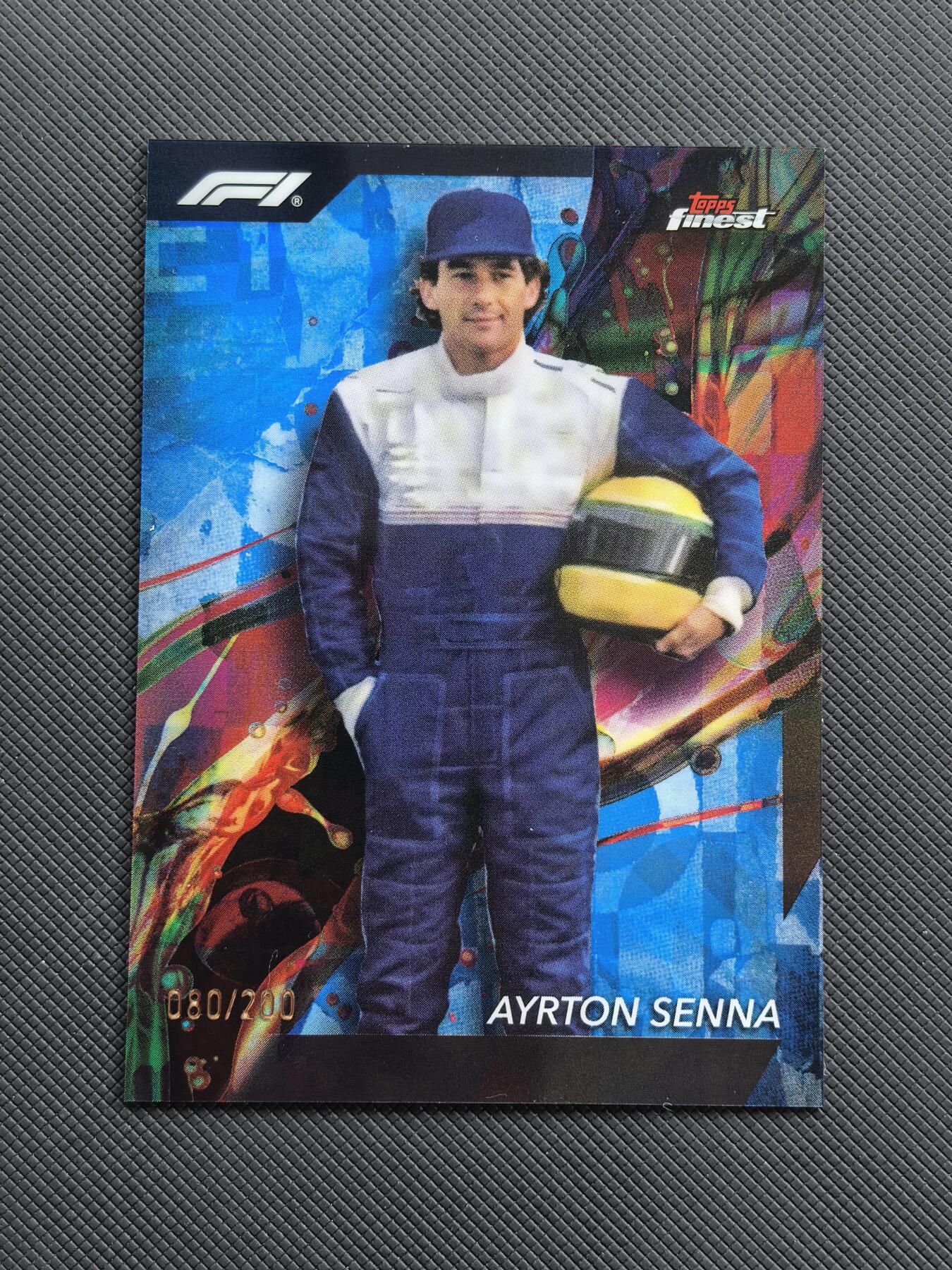 【博洋堂】卡牌拍卖专场第001期首拍 2024 Topps Finest 元年 F1 方程式赛车 Ayrton Senna 埃尔顿 塞纳 080/200编 永远的车神