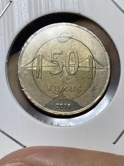 2025年第五十二场(总第七十八场）外国好品散币(免佣金) - 土耳其🇹🇷2018年50库鲁